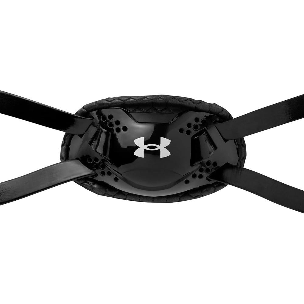Under Armour Football Helmet Chin Strap, Adjustable Straps - Black, Youth